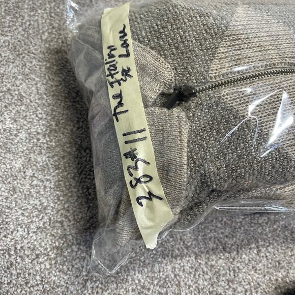 The Italian sweater co. Mens quarter zip pullover sz large knit wool blend Italy - Picture 12 of 12